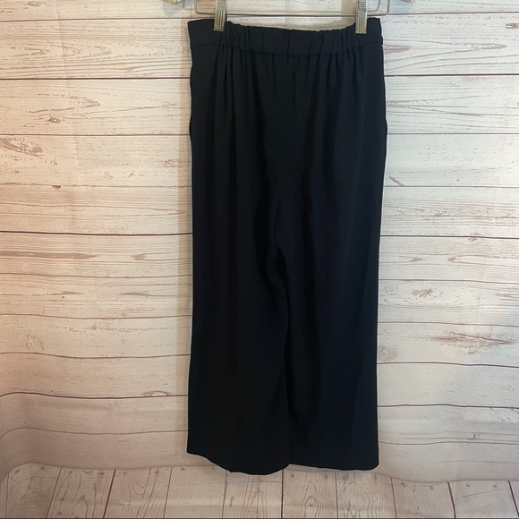 Aritzia Babaton Cropped Wide Leg Black Pant - Picture 5 of 7